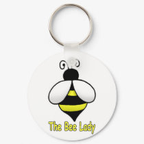 The Bee Lady yellow keychains