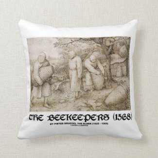 The Beekeepers (1568) Pieter Bruegel The Elder Pillow