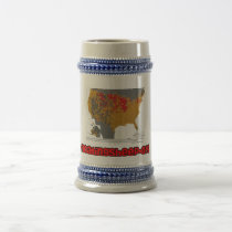 The Beer Belly of America Beer Stein mugs