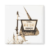 The Beer Depot magnets by scenesfromthepast The Beer Depot magnets