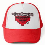 The Beer Pong Kid Came To Win This Thing hats