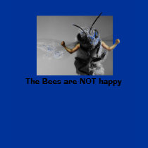 The Bees are NOT happy t-shirts