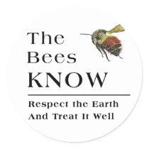 The Bees Know stickers