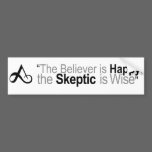 The believer is happy bumper sticker