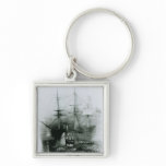 The Bellerophon at Plymouth Sound Key Chain