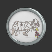 the BELT buckle & THE LOGO belt buckles