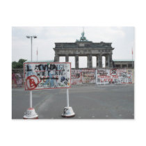 The Berlin Wall Postcard