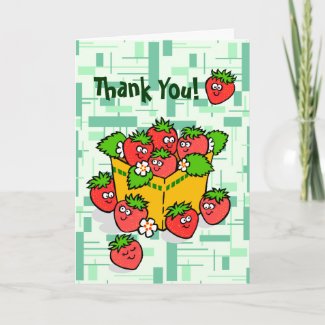 The Berry Best Thank You card