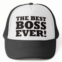 The Best Boss Ever hats