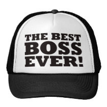 The Best Boss Ever hats