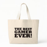 The Best Gamer Ever Canvas Bag