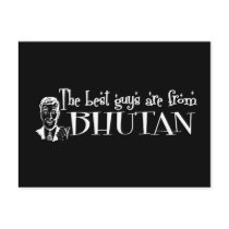 The Best Girls are from Bhutan Postcards