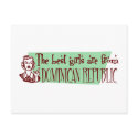 The Best Girls are from Dominican Republic postcards