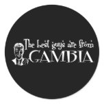 The Best Girls are from Gambia Sticker