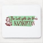 The Best Girls are from Kazakhstan Mouse Mat