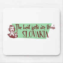 The Best Girls are from Slovakia mousepads by repofcountries The Best Girls are from Slovakia mousepads