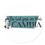 The Best Guys are from Gambia Sticker