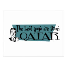 The Best Guys are from Qatar Post Card