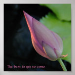 The best is yet to come - lotus posters