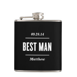 The Best Man | Wedding Flask