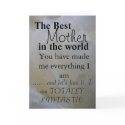 The Best Mother  in the world cards