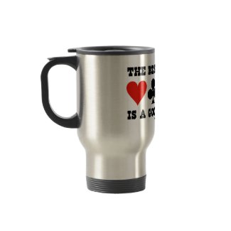 The Best Offense Is A Good Defense (Card Suits) mug