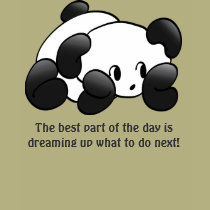 The Best Part of the Day is Dreaming! (dark app.) t-shirts
