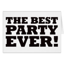 The Best Party Ever cards