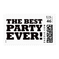 The Best Party Ever postage