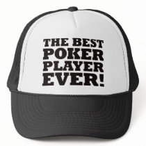 The Best Poker Player Ever hats