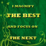 The best-Self affirmation statement Magnet magnet