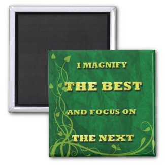 The best-Self affirmation statement Magnet magnet