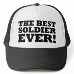The Best Soldier Ever hats