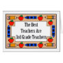 The Best Teachers Are 3rd Grade Teachers Greeting Cards