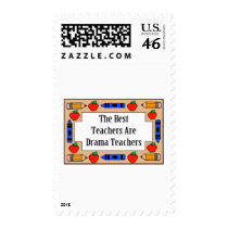 The Best Teachers Are Drama Teachers Stamp