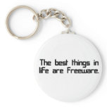 The best things in life are freeware key chain