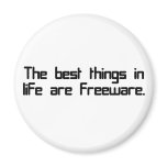 The best things in life are freeware fridge magnets