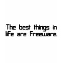The best things in life are freeware t-shirts by marquita575 The best things in life are freeware t-shirts