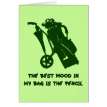 THE BEST WOOD IN MY BAG cards by dgpaulart THE BEST WOOD IN MY BAG cards
