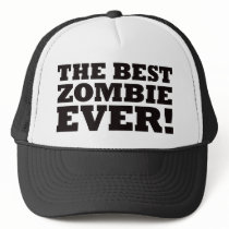 The Best Zombie Ever hats