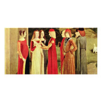 The Betrothal By Italienischer Meister Des 15. Jah Photo Cards
