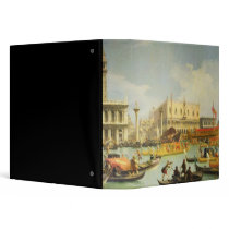 The Betrothal of the Venetian Doge to Adriatic 3 Ring Binder