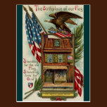The Betsey Ross House, Eagle & Flag postcards