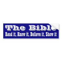 The Bible bumper stickers by Invmog The Bible bumper stickers