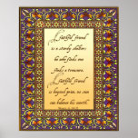 The Bible Describes a Faithful Friend Poster