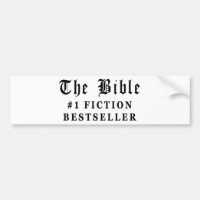 The Bible Fiction Bestseller Car Bumper Sticker