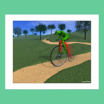 The Bicyclist w/blur posters
