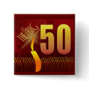 The Big 50 Birthday Button