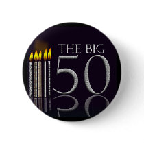 The Big 50 Birthday Button