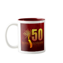 The Big 50 Birthday Mug mugs